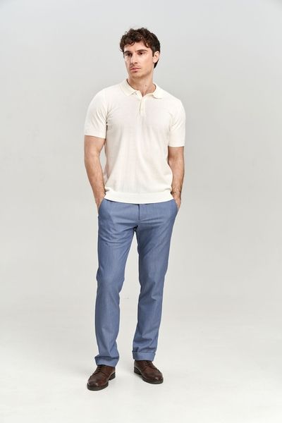 Чоловіче молочне поло Frantini Polo220 Polo220.00.00 фото