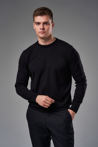 Чоловіча чорний джемпер SV120.00.01 фото