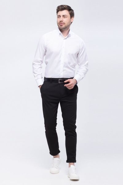 Рубашка мужская прямого кроя NON IRON баттен даун KF50 KF119.50.00 фото