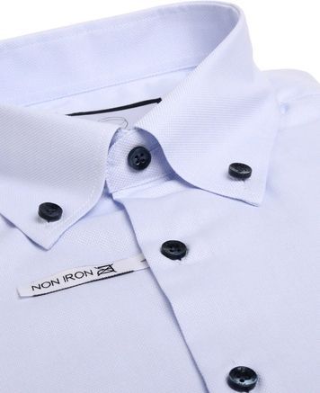 Рубашка мужская прямого кроя NON IRON баттен даун KF50 KF119.54.03 фото