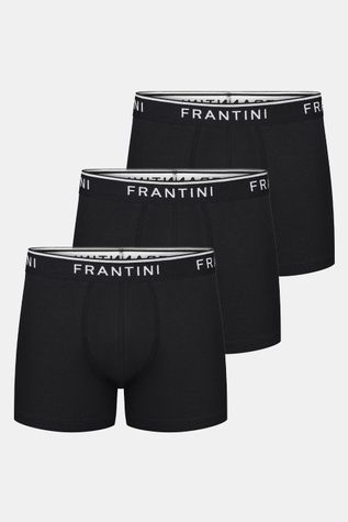 Чоловічі чорні боксери (3 шт) Frantini NA.TRS100.00 фото