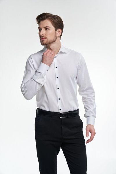 Сорочка чоловіча приталена NON IRON на кнопках SF119.20.00 фото