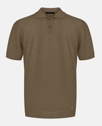 Чоловіче хакі поло Frantini Polo243 Polo243.00.13 фото